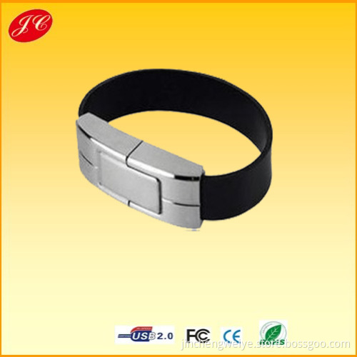 Free Design Bracelet Leather USB Flash Memory 1GB-32GB